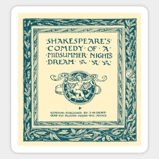 Shakespeares Comedy of a Midsummer Nights Dream Sticker